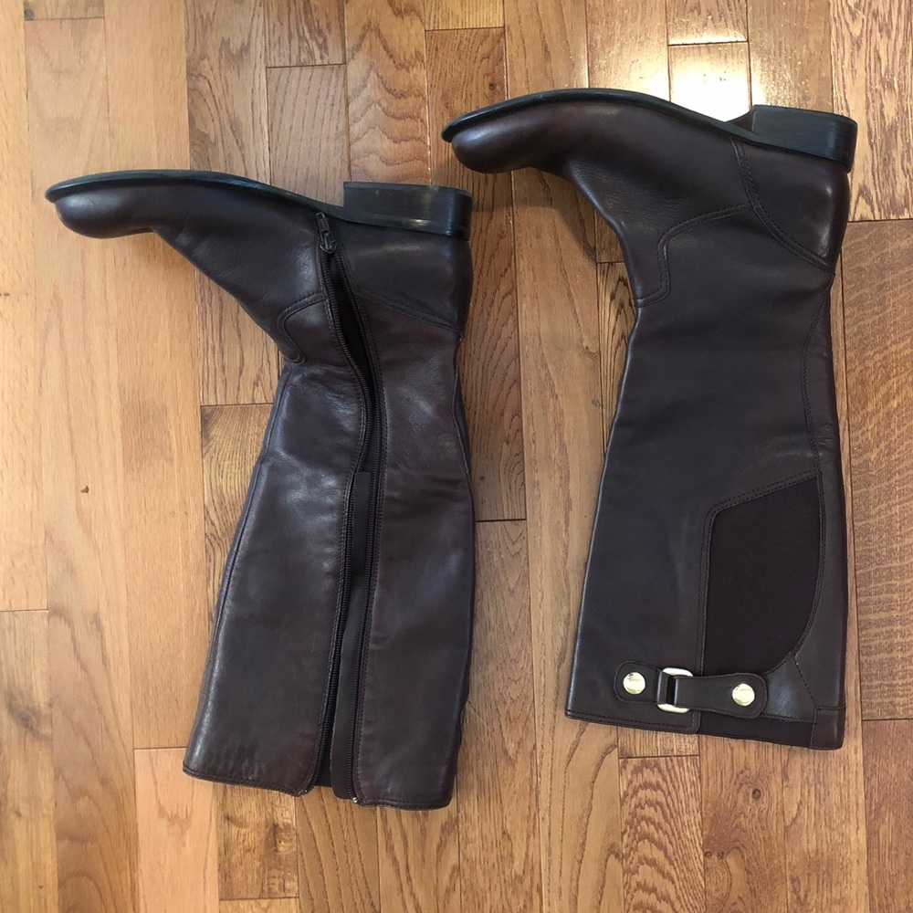 Franco Sarto Brown Leather Boots size 8.5M
